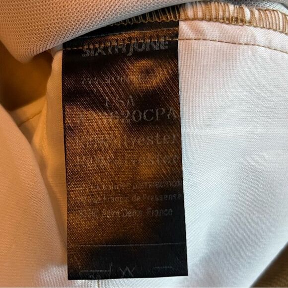 Sixth June Utility Corduroy Pants Sz XL Brown Large Pockets Side Straps Festival - Picture 9 of 9